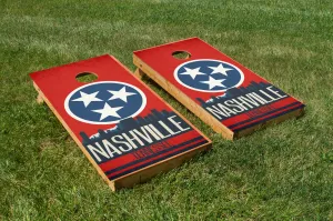 Nashville State Flag Skyline
