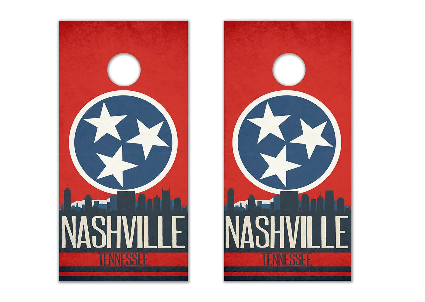 Nashville State Flag Skyline