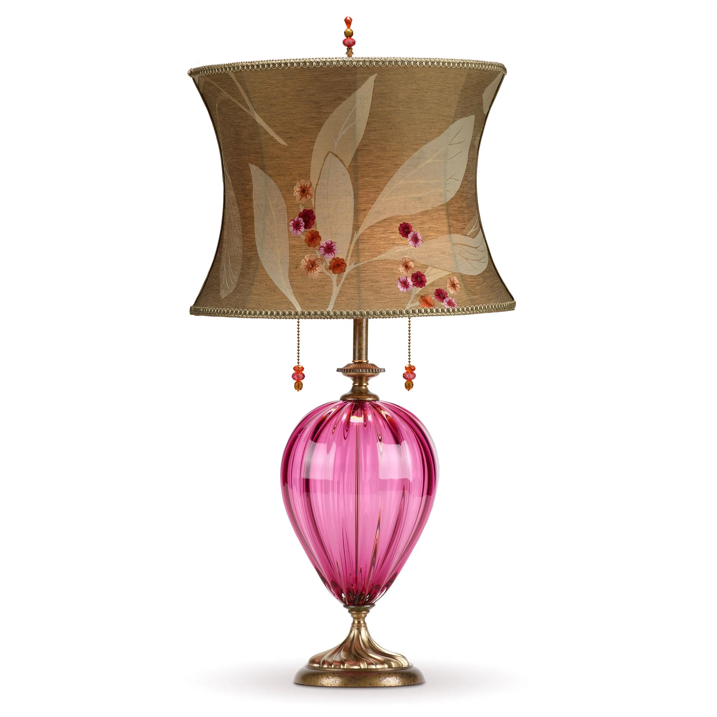 Natalia Rose Lamp - Nadia Glass