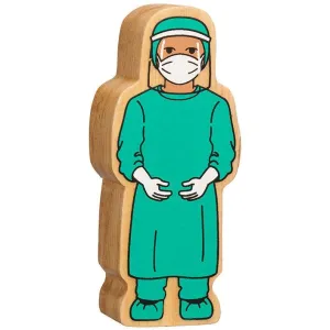 Natural turquoise surgeon in visor