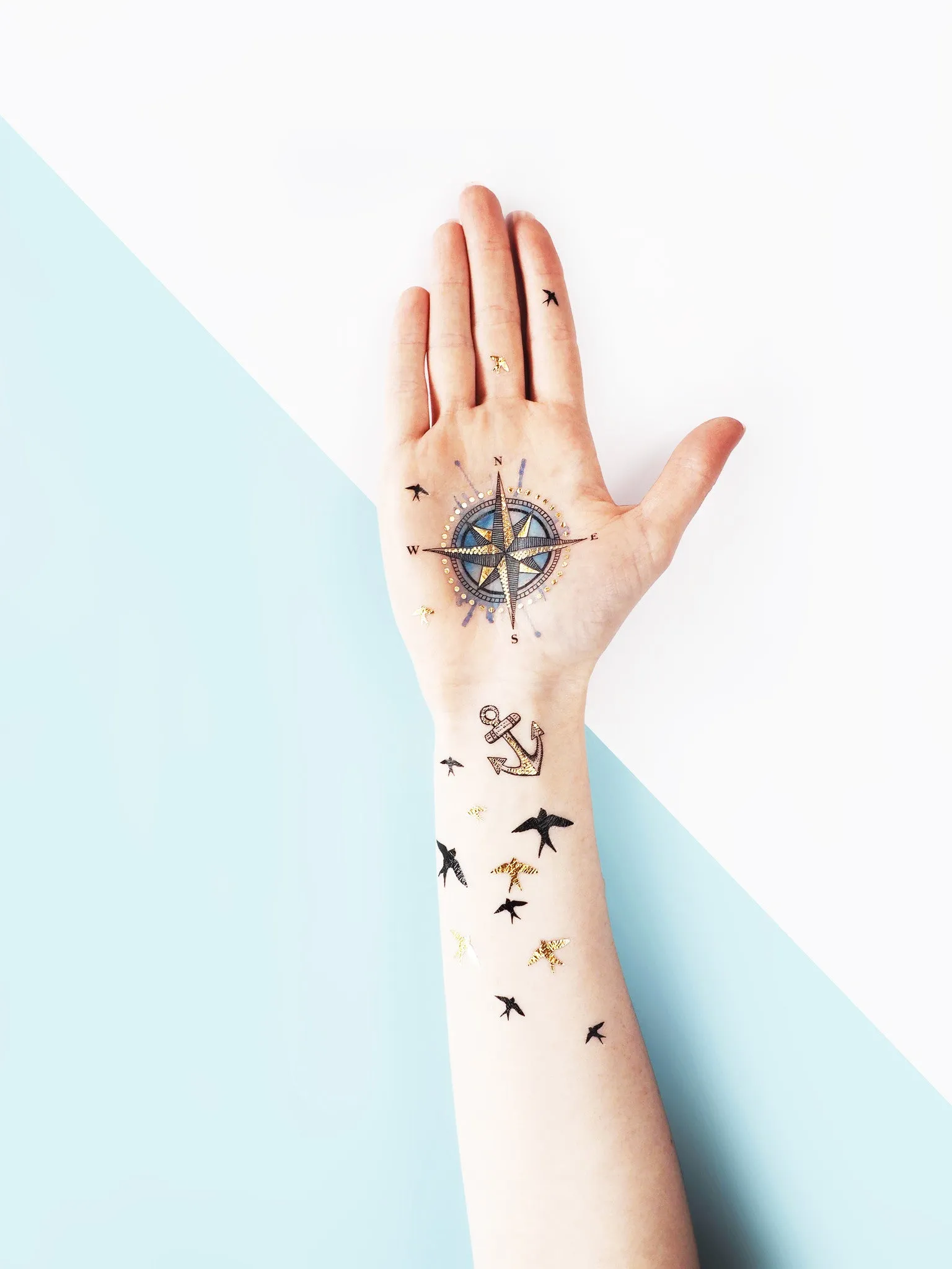 Nautical Temporary Tattoo