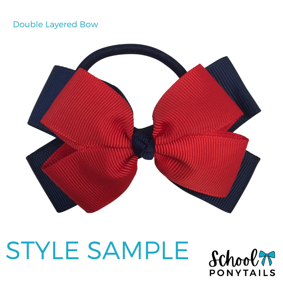 Navy & Red & White Hair Accessories