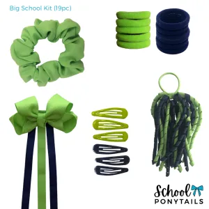 Navy & Royal Blue & White Hair Accessories