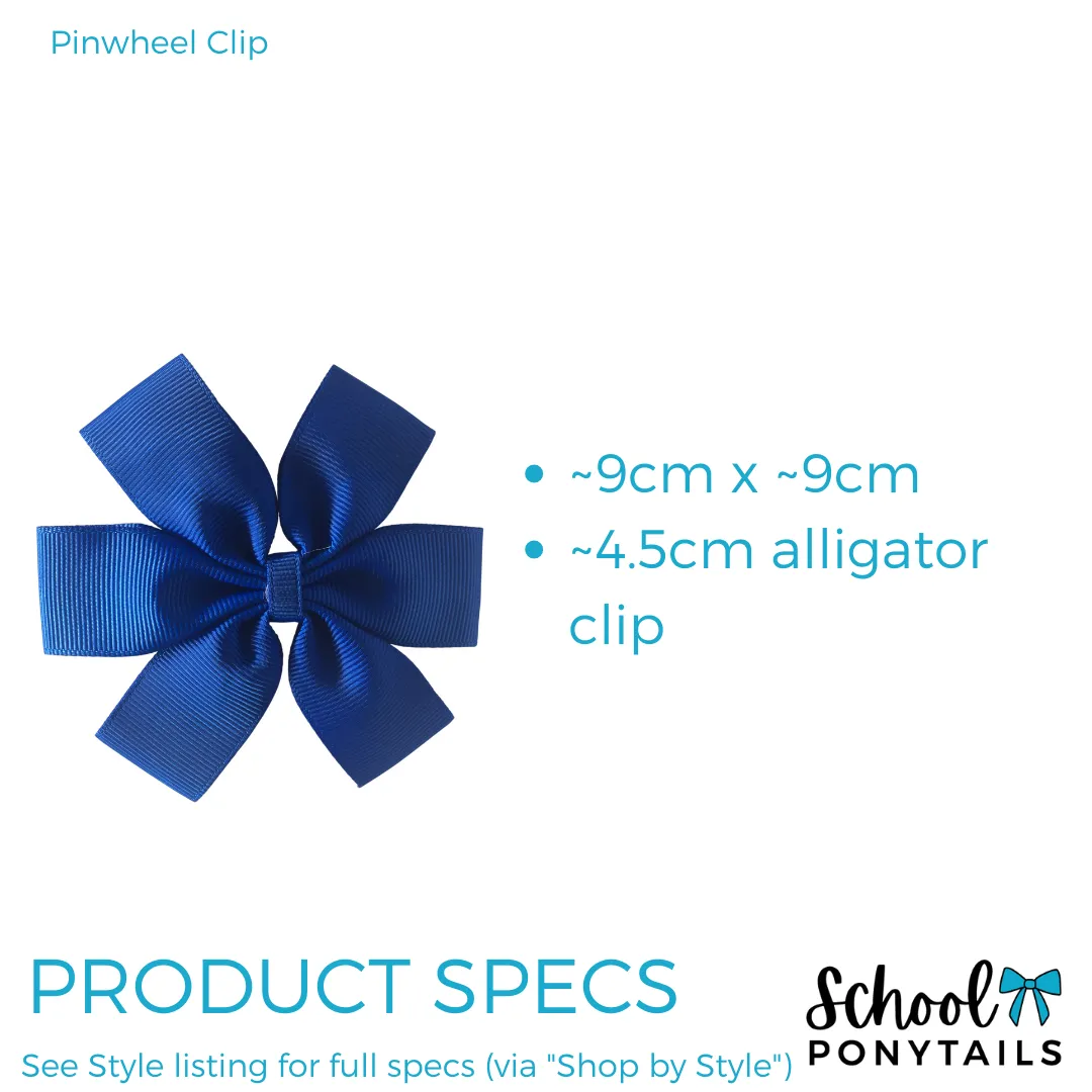 Navy & Royal Blue & White Hair Accessories