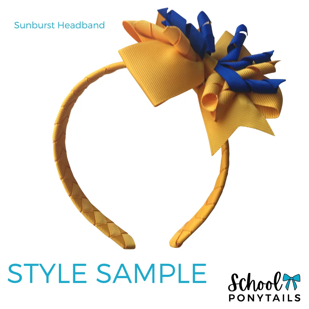 Navy & Royal Blue & White Hair Accessories