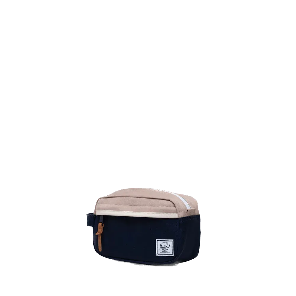 Neceser Herschel Chapter Small Travel Kit Peacoat Light Taupe Whitecap Gray
