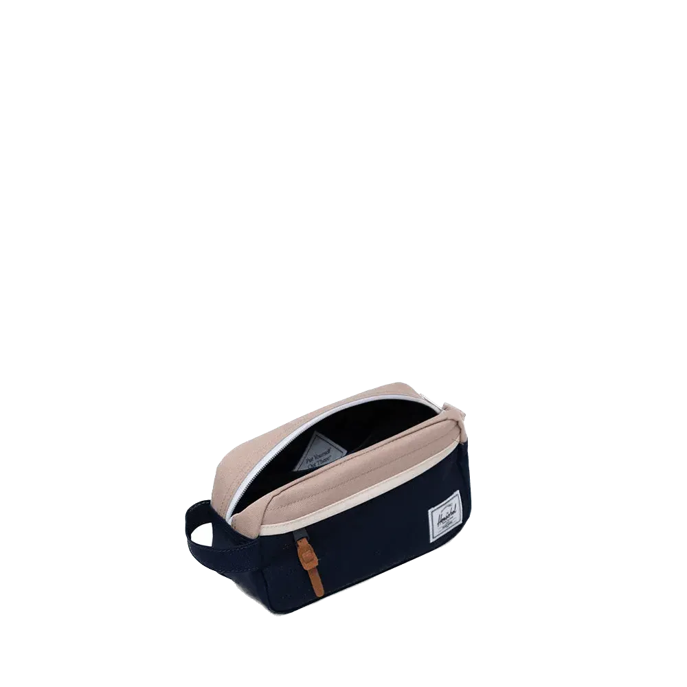 Neceser Herschel Chapter Small Travel Kit Peacoat Light Taupe Whitecap Gray