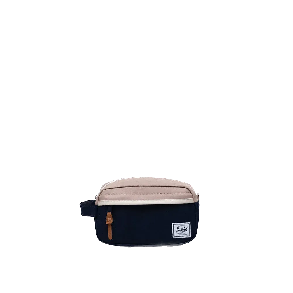 Neceser Herschel Chapter Small Travel Kit Peacoat Light Taupe Whitecap Gray