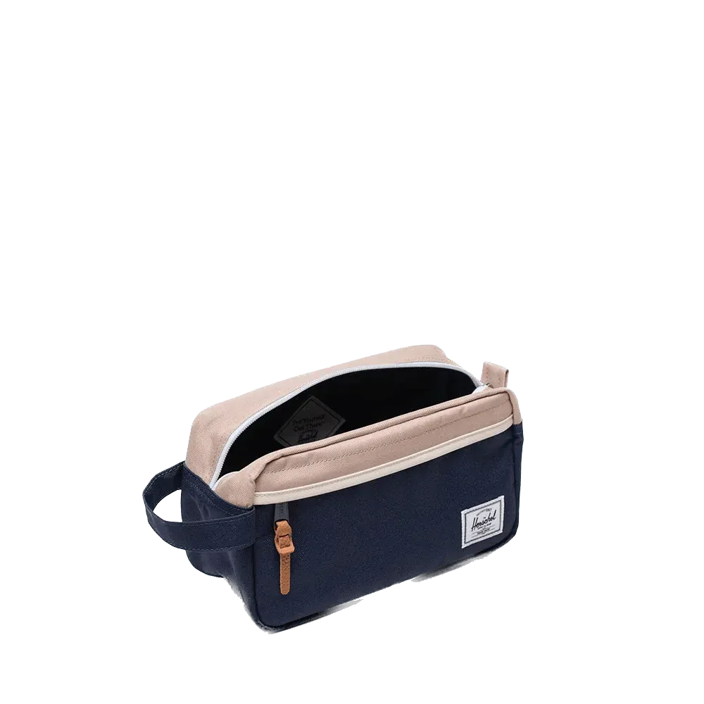 Neceser Herschel Chapter Travel Kit Peacoat Light Taupe Whitecap Gray