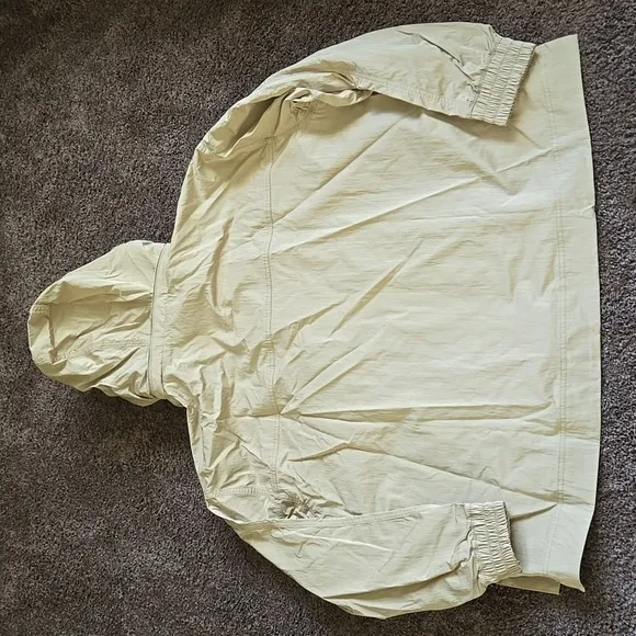 NEW Lou &amp; Grey Tan Anorak Zip Front Jacket Coat S