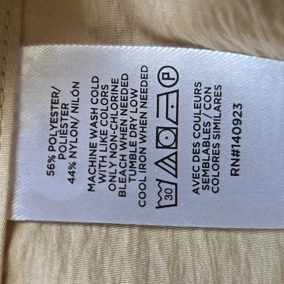 NEW Lou &amp; Grey Tan Anorak Zip Front Jacket Coat S