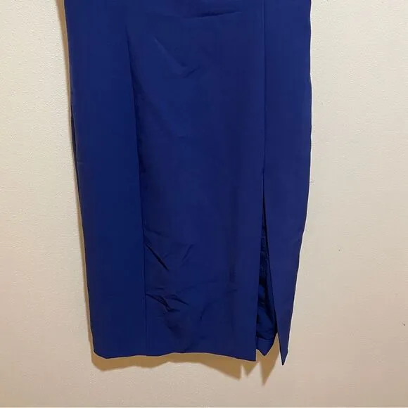 NEW NBD Revolve Cosmopolitan Mini Dress Blue Size Small Slit Party