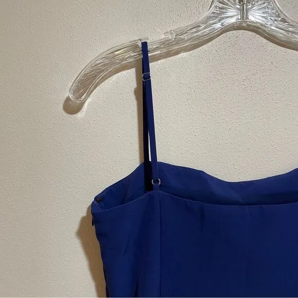 NEW NBD Revolve Cosmopolitan Mini Dress Blue Size Small Slit Party