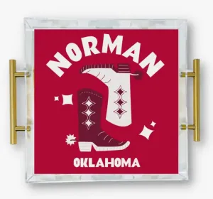 Norman Oklahoma Kickoff Tray