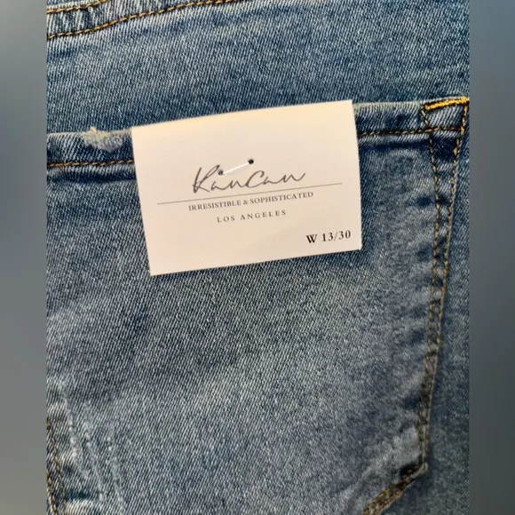 NWT Addison High Rise Horseshoe Barrel Fit Jeans Size 30 Medium Wash Blue Denim