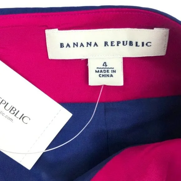 NWT Banana Republic Midi Pencil Skirt. Royal Blue. Size 4