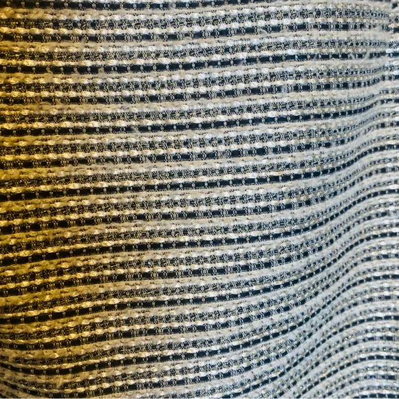 NWT Calvin Klein Suits Black &amp; Gold Tweed Pencil Skirt Women’s Size 8