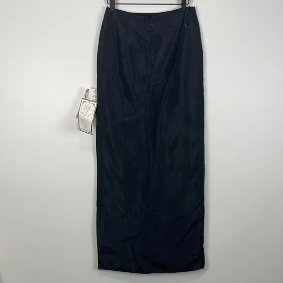 NWT Jessica McClintock Gunne Sax Maxi Skirt Women’s 7 Black