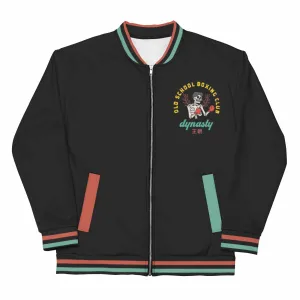 Old School Boxing Club "Punch 'Till I'm Drunk" Bomber Jacket (Black)