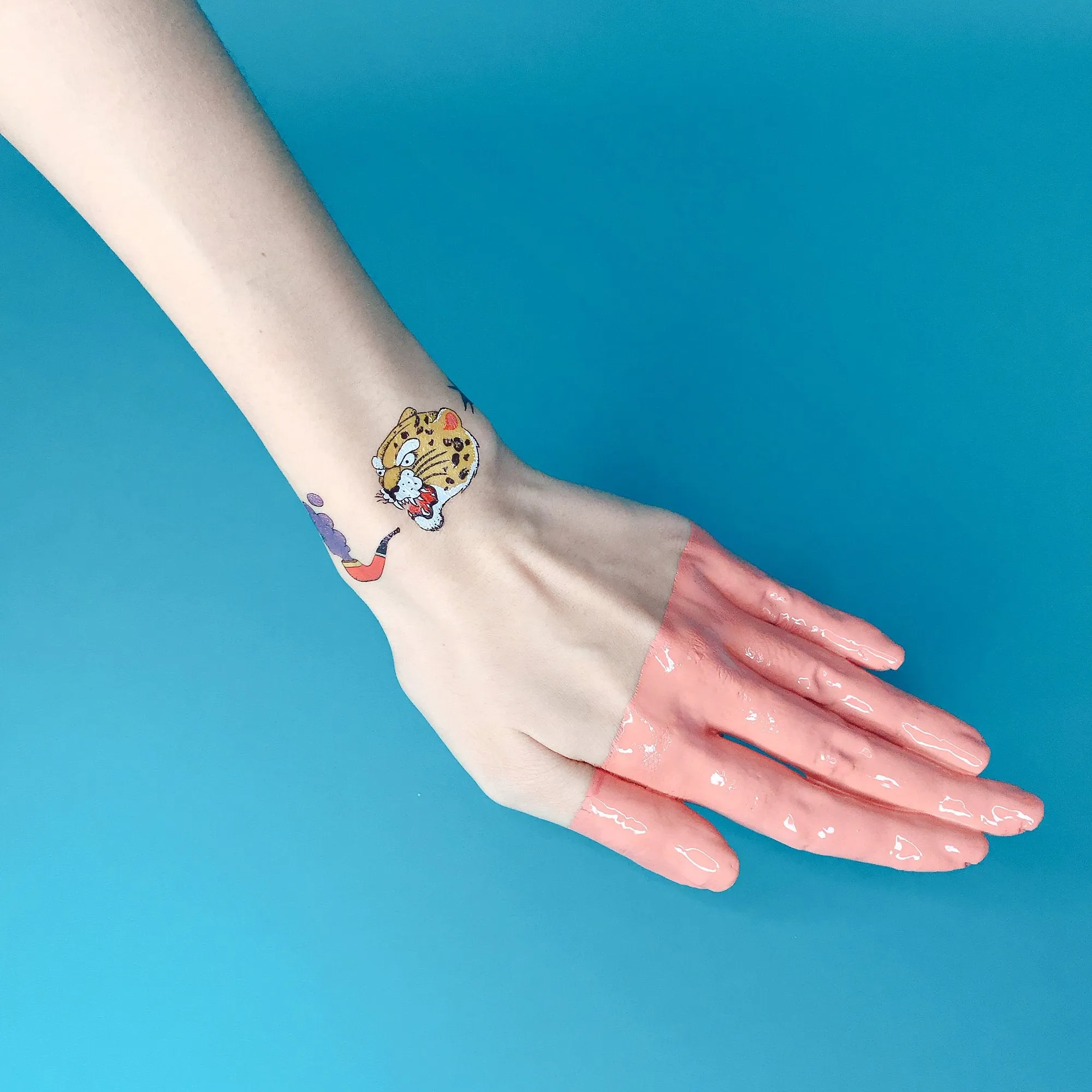 Old School Temporary Tattoo