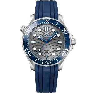 Omega Seamaster Diver 300M 42mm steel on rubber strap