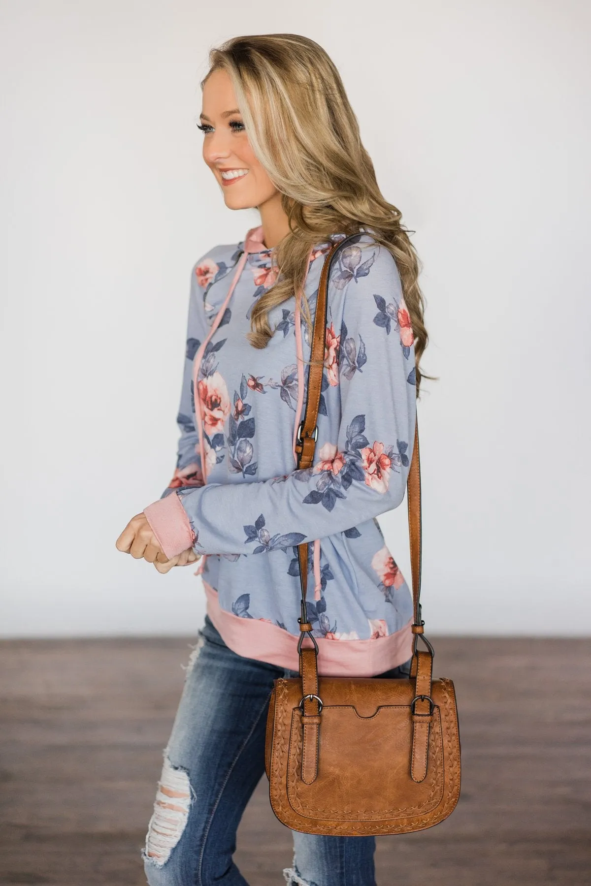 On the Go Cognac Purse