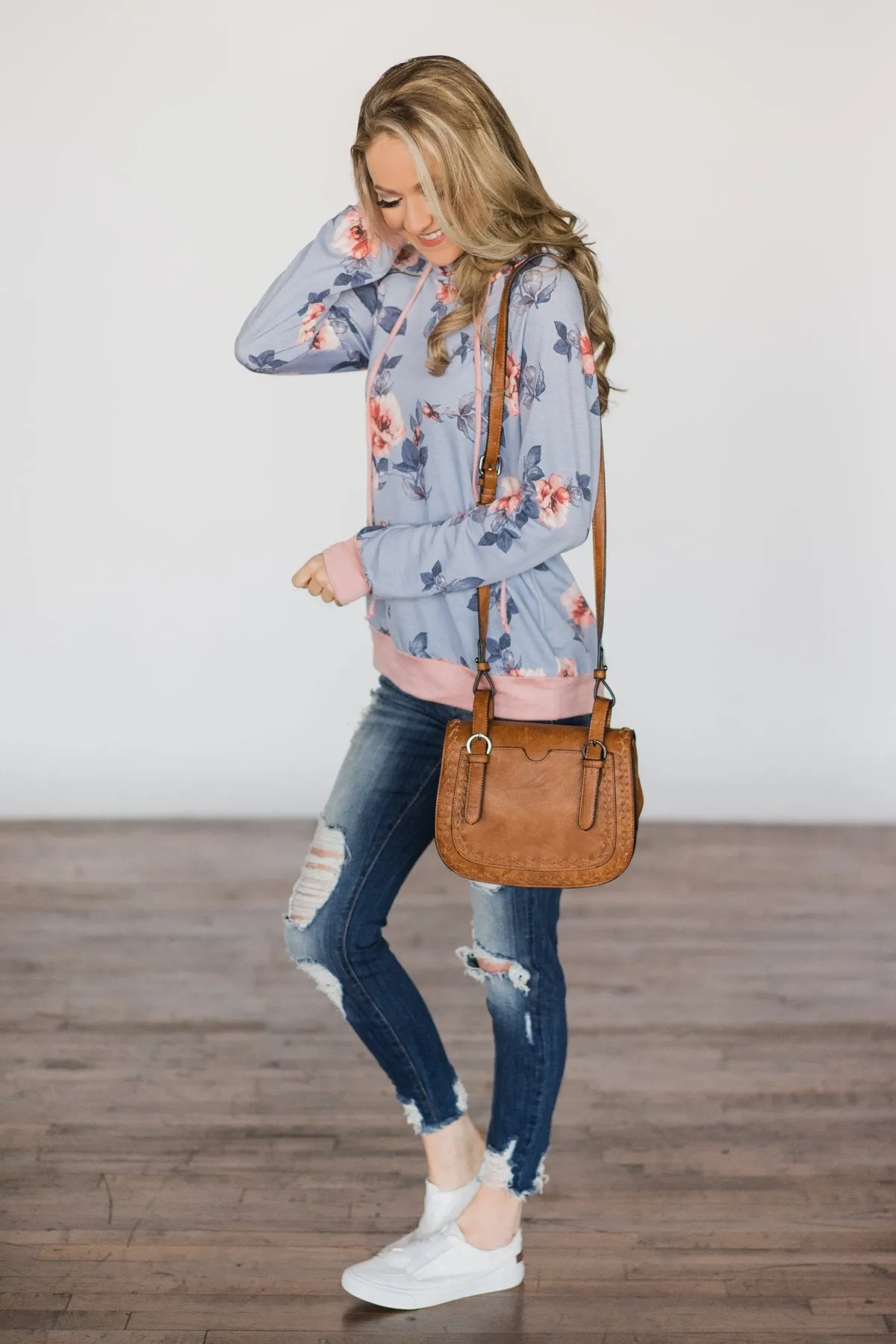 On the Go Cognac Purse