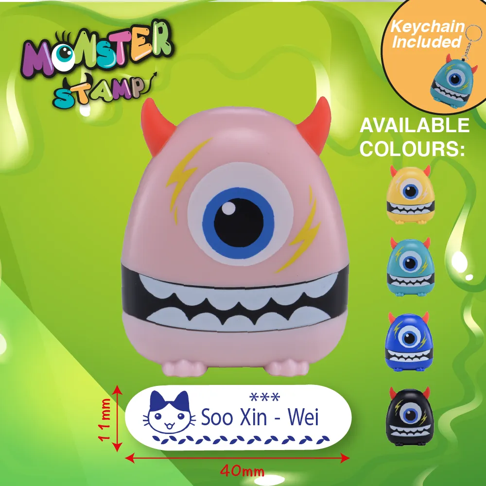 One Eyed Monster Stamp