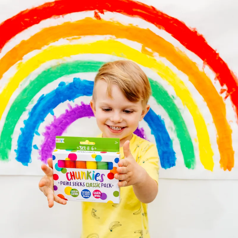 Ooly Chunkies Paint Sticks Classic Pack - Set of 6 Colors