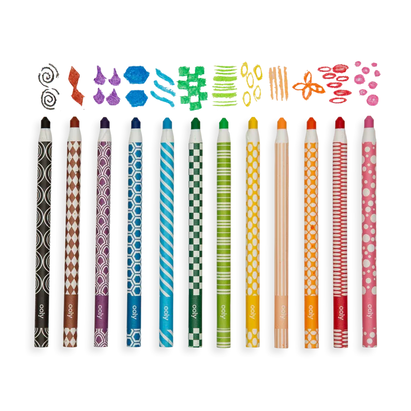 Ooly Color Appeel Crayons - Set of 12 Colors