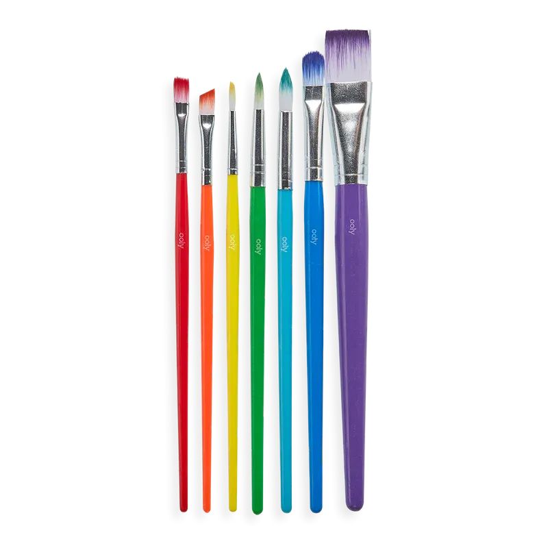 Ooly Lil Paint Brush Set - Set of 7