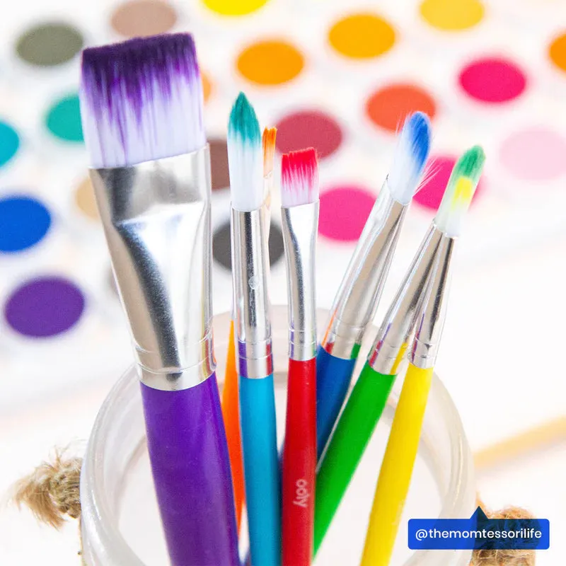 Ooly Lil Paint Brush Set - Set of 7