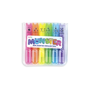 Ooly Mini Monster Scented Highlighters - Set of 6