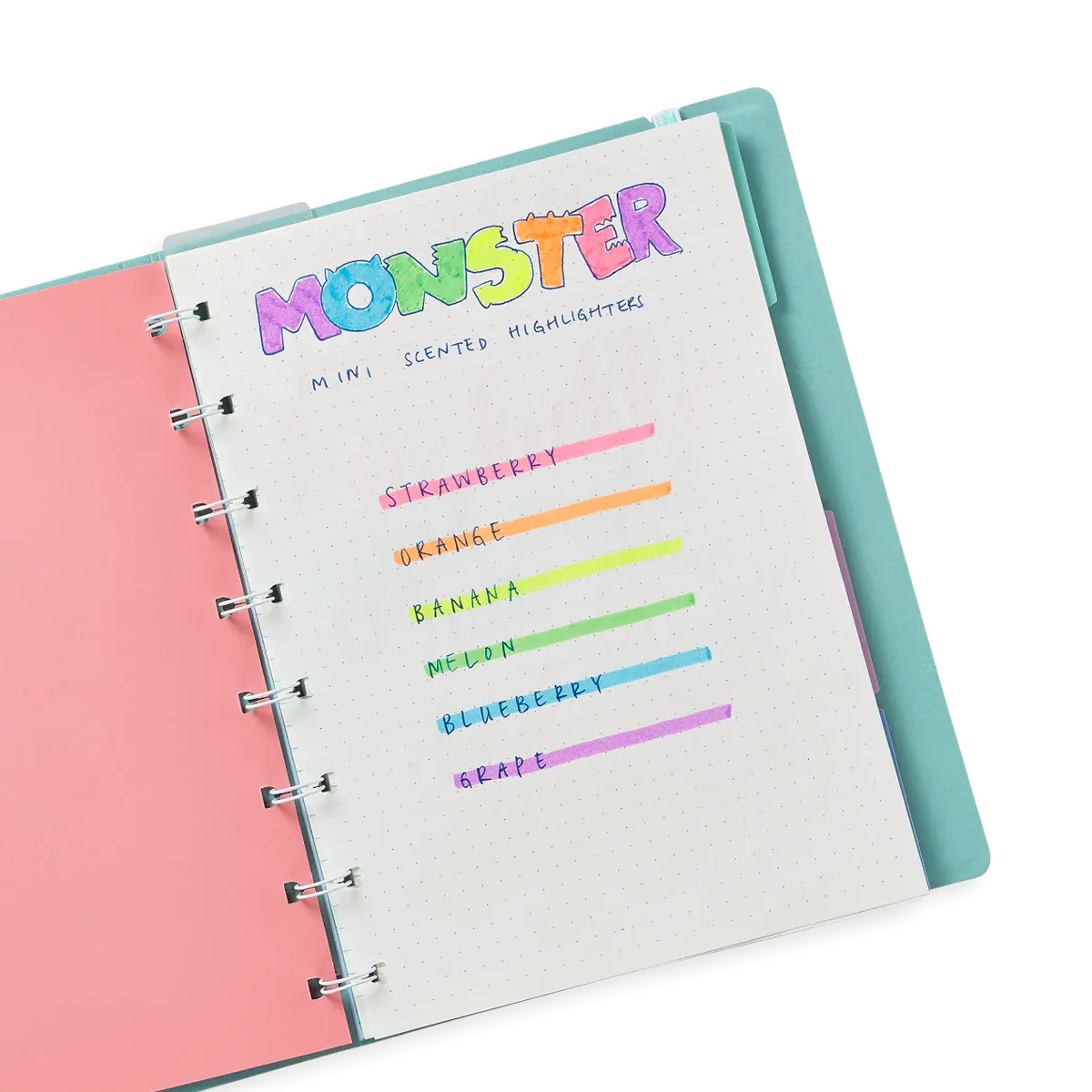 Ooly Mini Monster Scented Highlighters - Set of 6