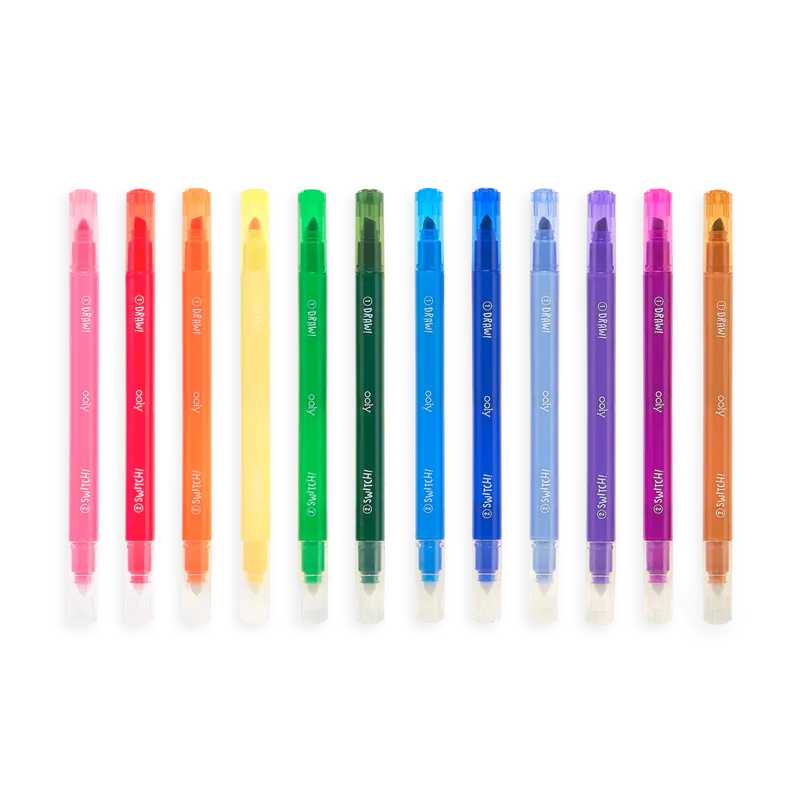 Ooly Switch-Eroo Color Changing Markers - Set of 12