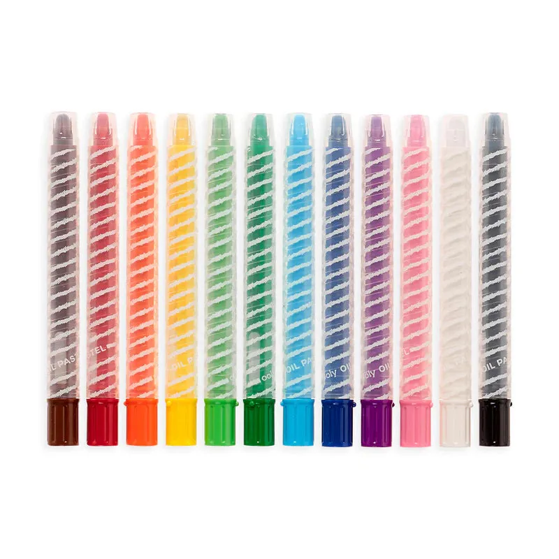Ooly Twisty Stix Oil Pastels - Set of 12 Colors