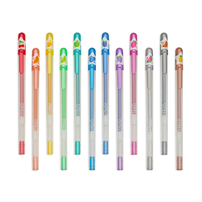 Ooly Yummy Yummy Scented Glitter Gel Pens - Set of 12