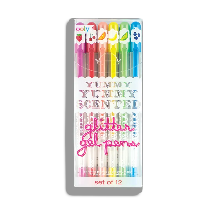 Ooly Yummy Yummy Scented Glitter Gel Pens - Set of 12
