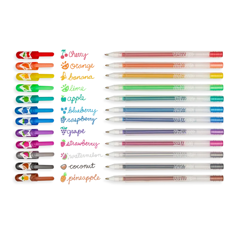Ooly Yummy Yummy Scented Glitter Gel Pens - Set of 12