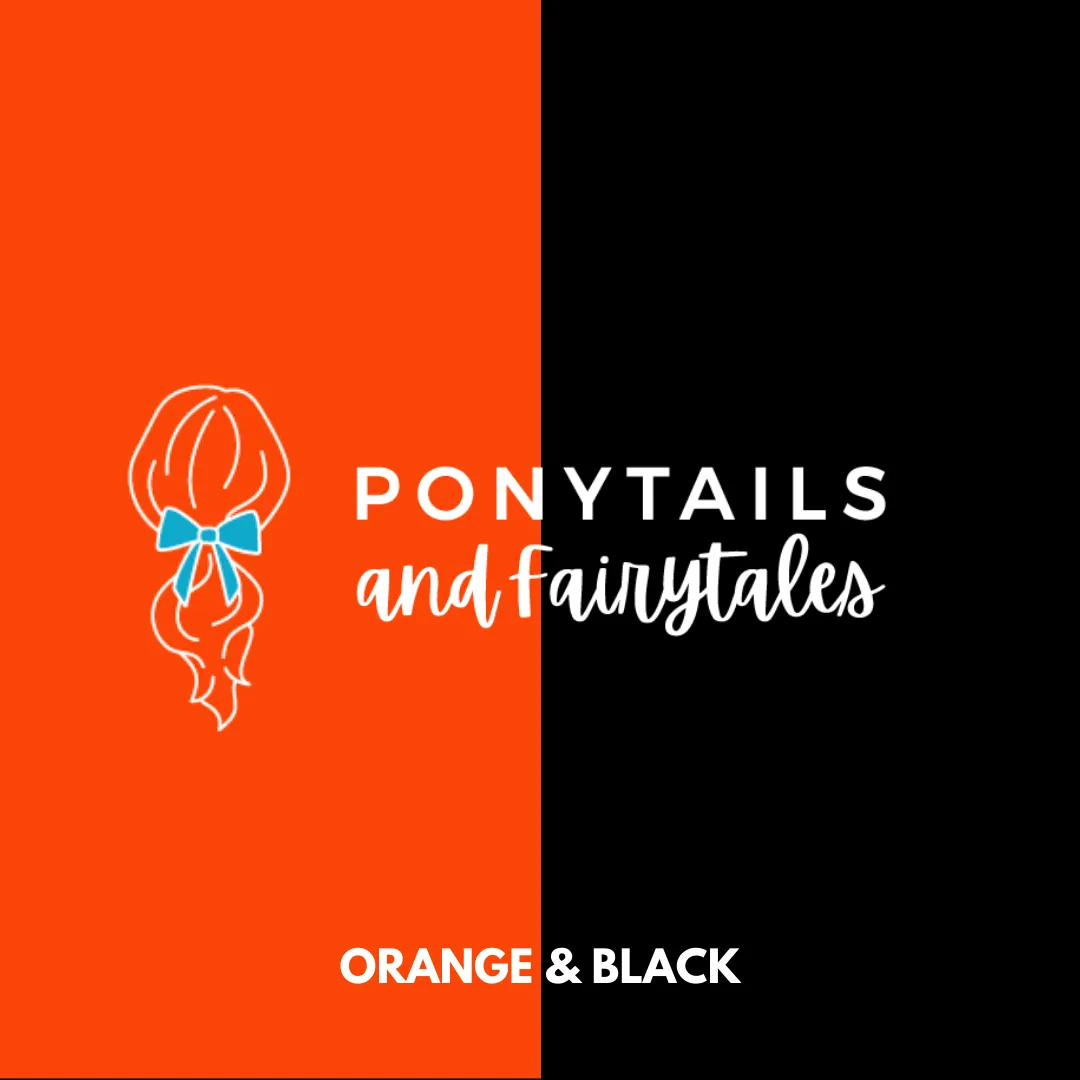Orange & Black Hair Accessories