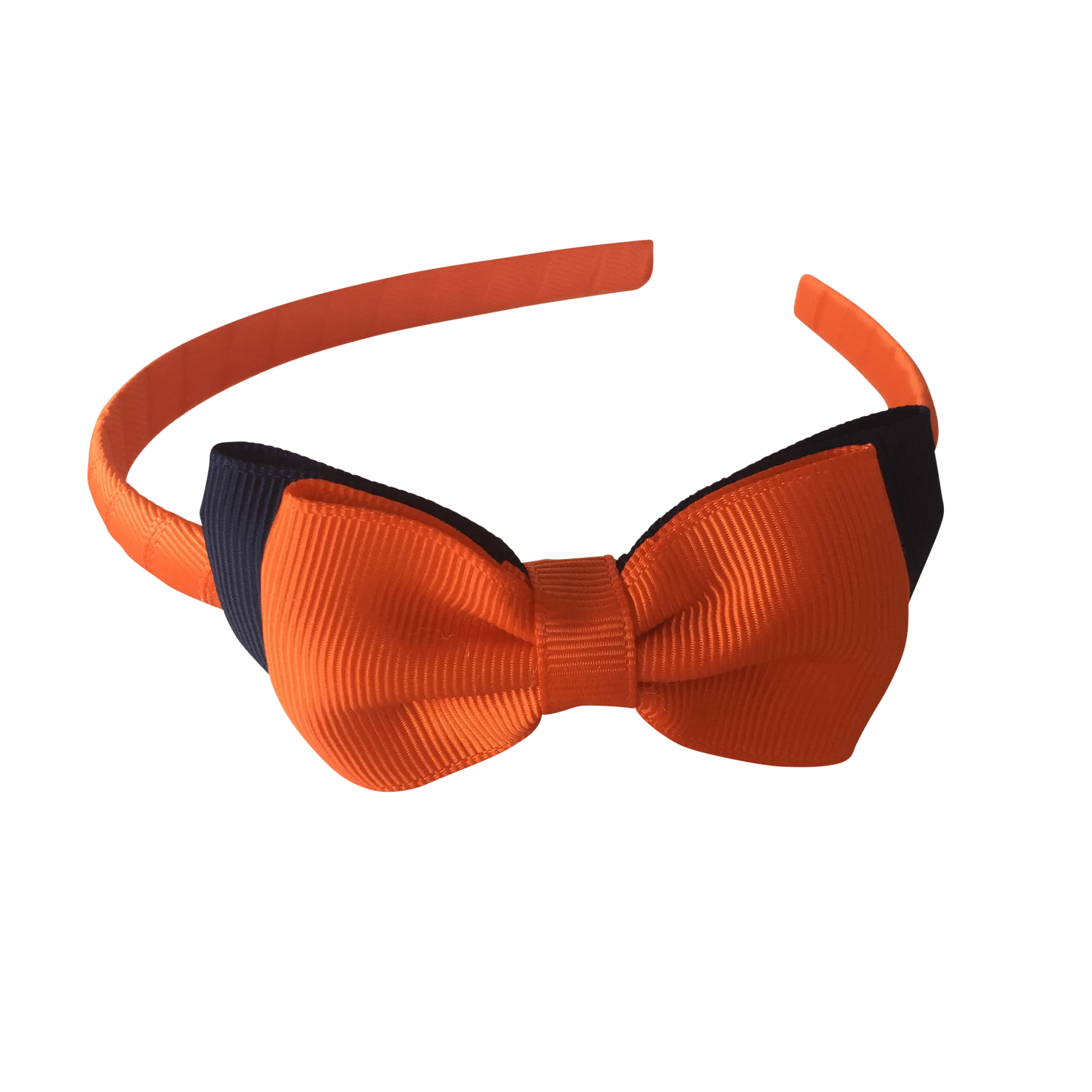 Orange & Navy Hair Accessories