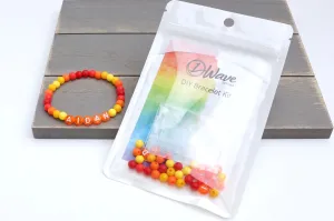 Orange Personalized Bracelet Kit