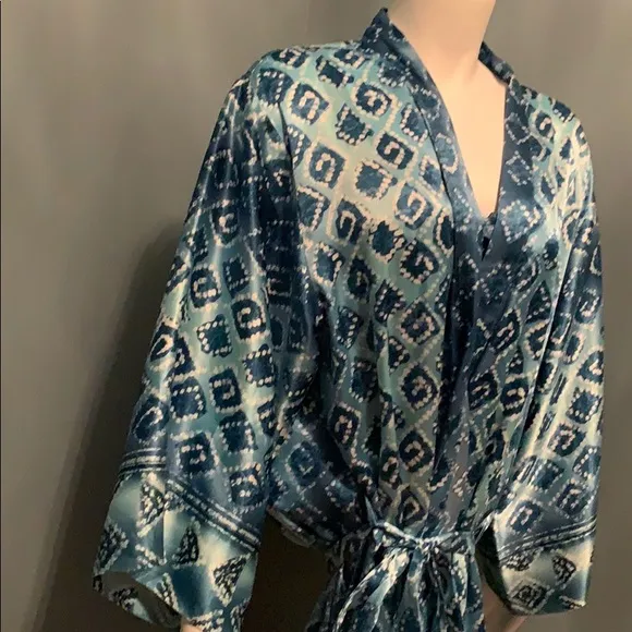 Oscar de la Renta Pink Label Gown &amp; Robe Set Large