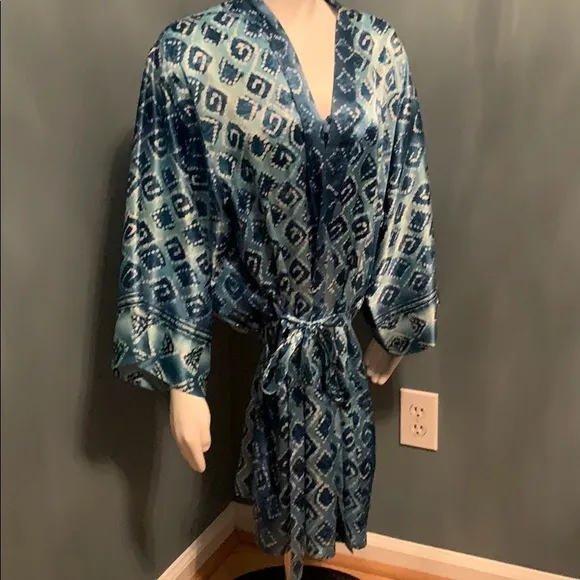 Oscar de la Renta Pink Label Gown &amp; Robe Set Large
