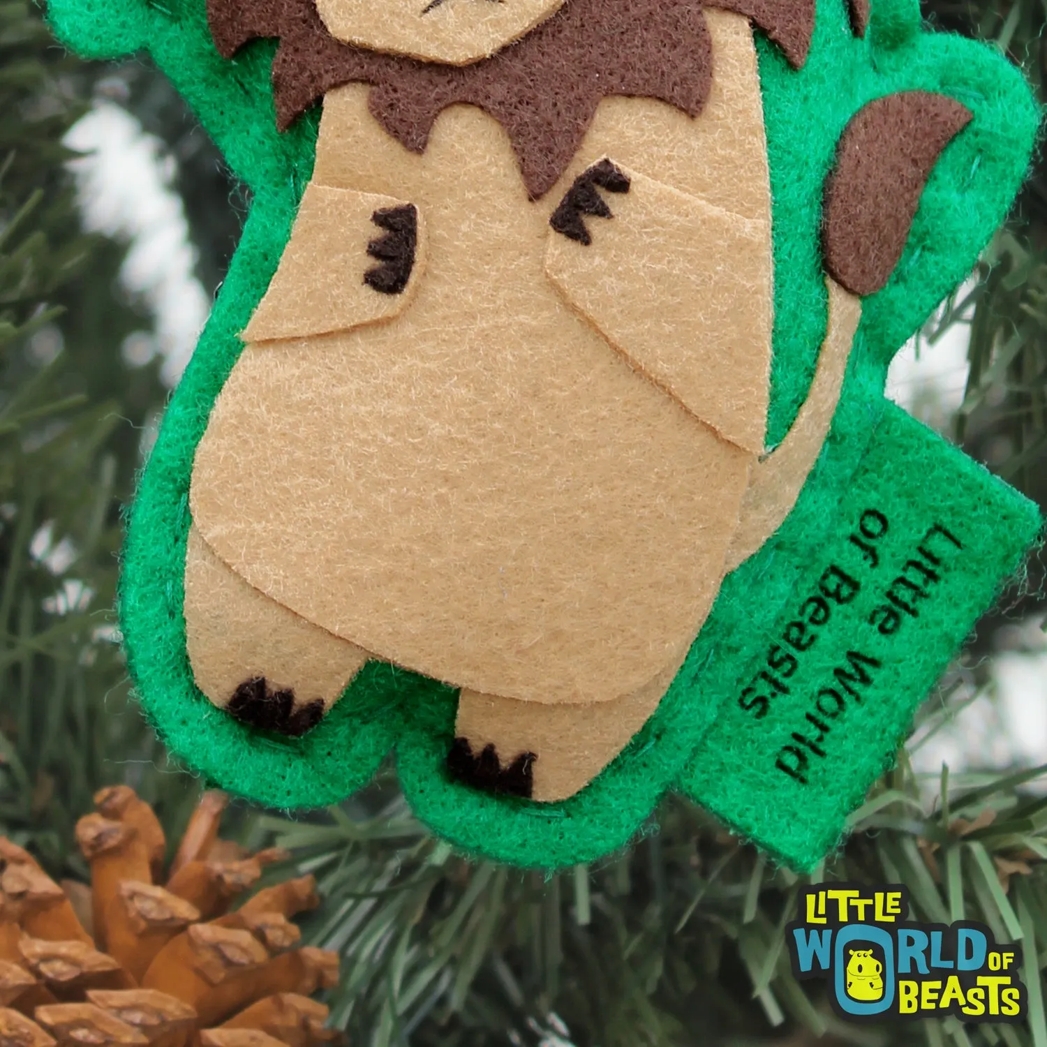Oscar the Lion Ornament