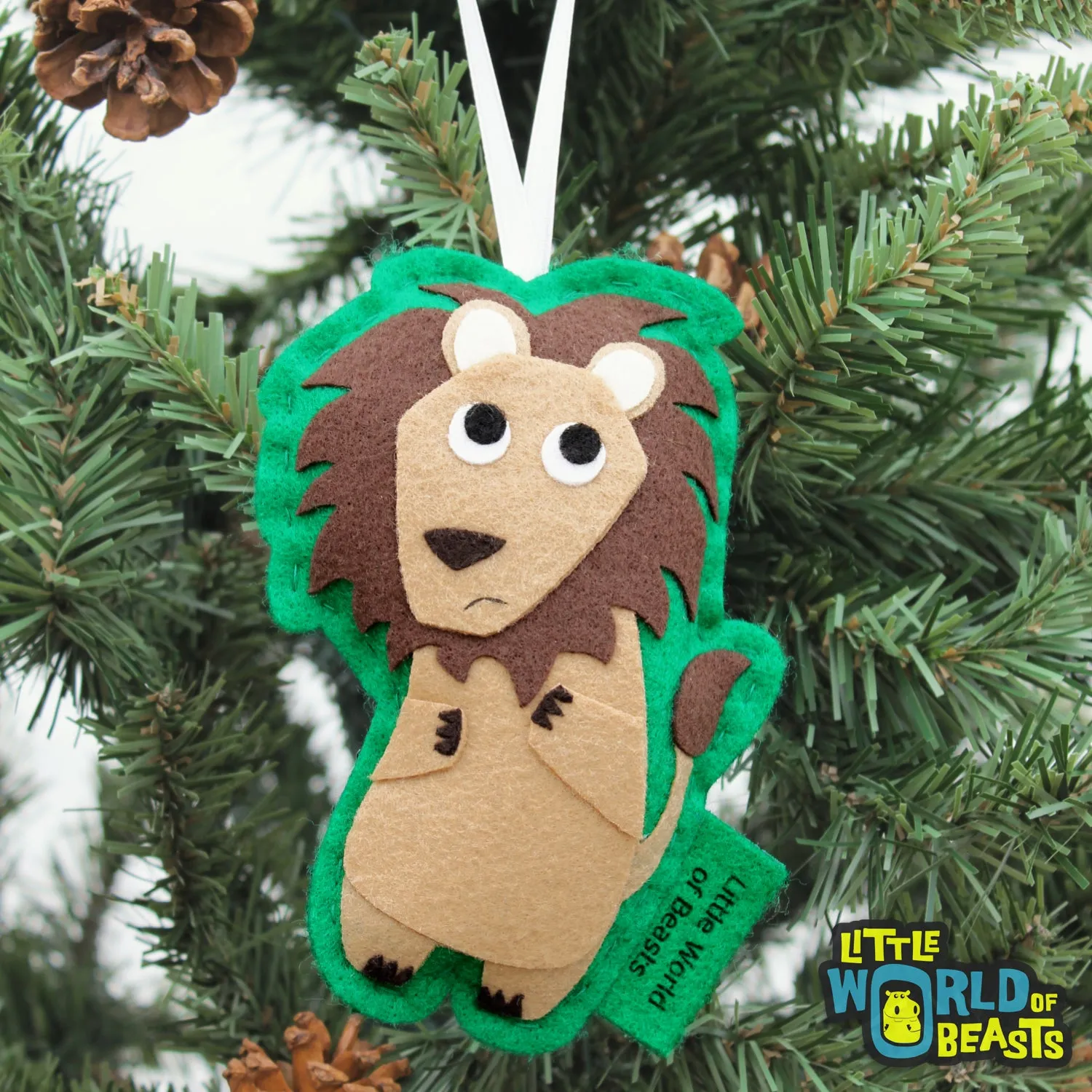 Oscar the Lion Ornament