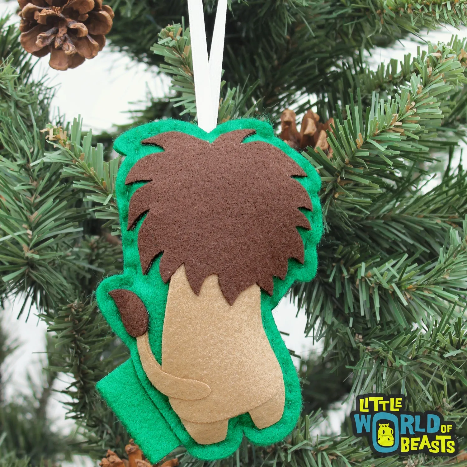 Oscar the Lion Ornament