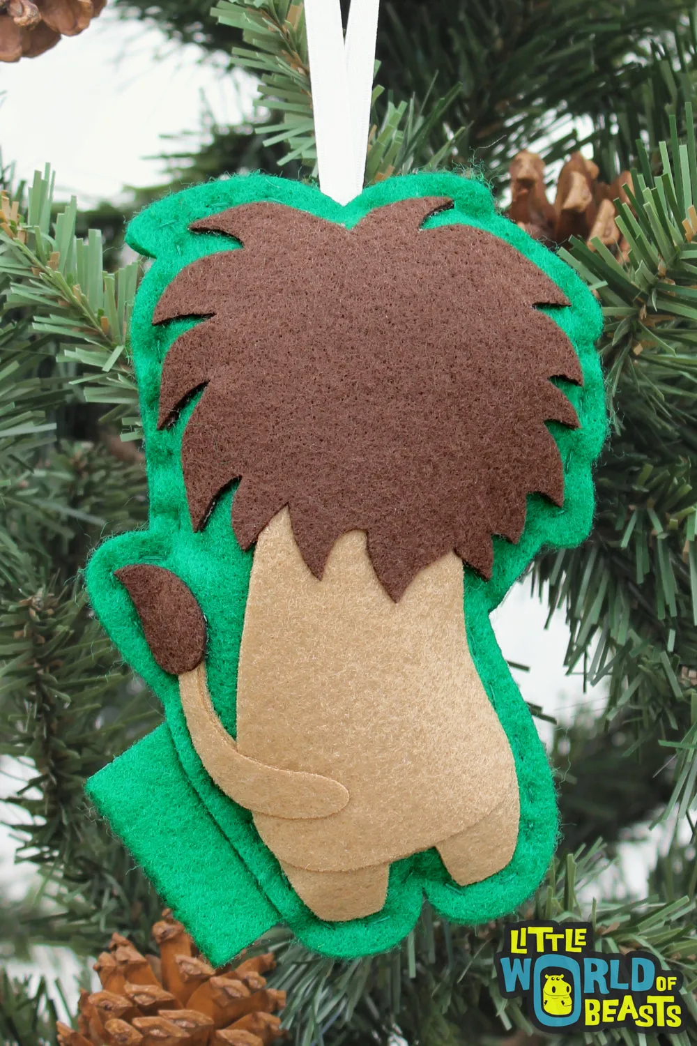Oscar the Lion Ornament