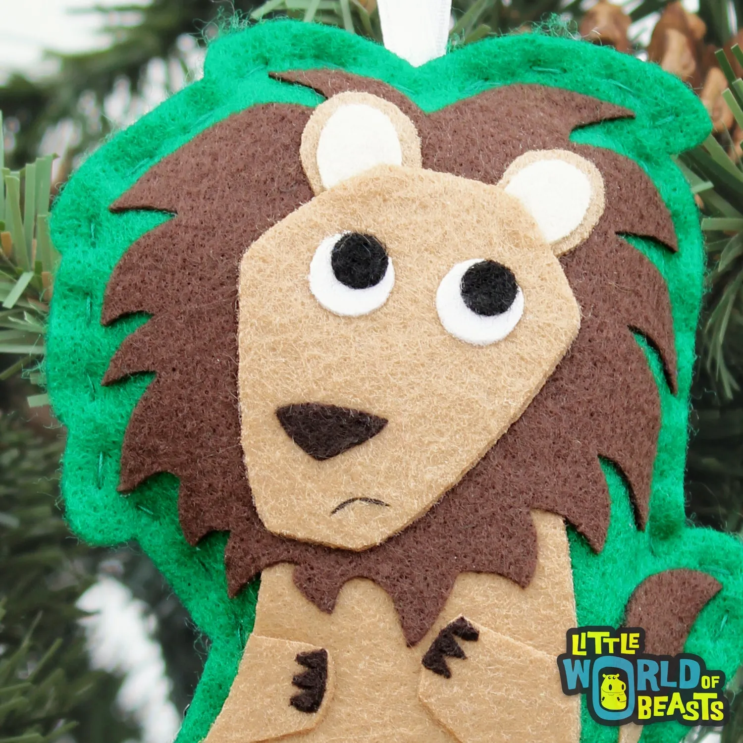 Oscar the Lion Ornament