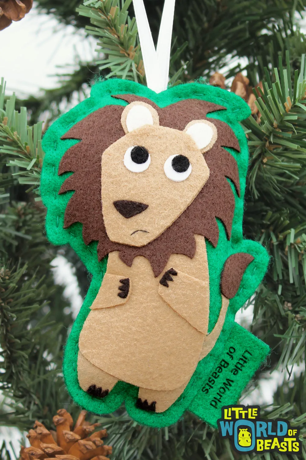 Oscar the Lion Ornament